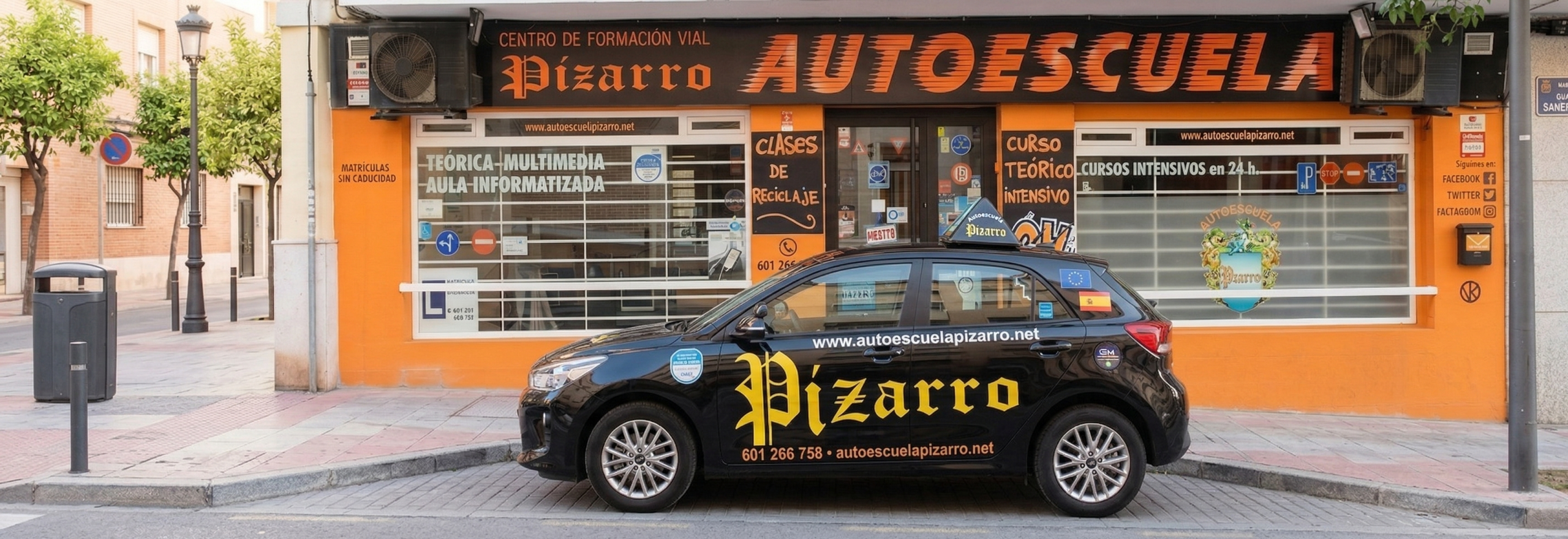 Coche Autoescuela Pizarro